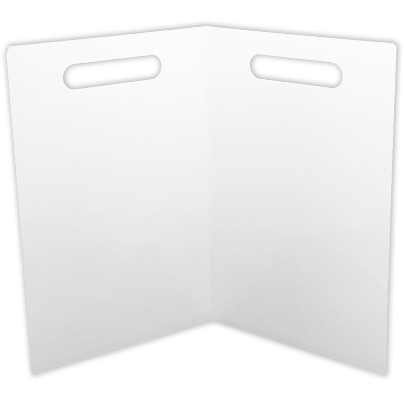 Picture of Ashley Productions ASH60000-3 Folding Magnetic Center&#44; White - 3 Each