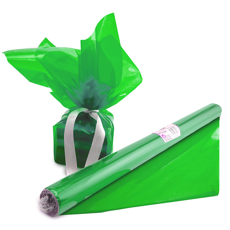 Picture of Hygloss Products HYG71503-6 Cello Wrap Roll&#44; Green - 6 Roll