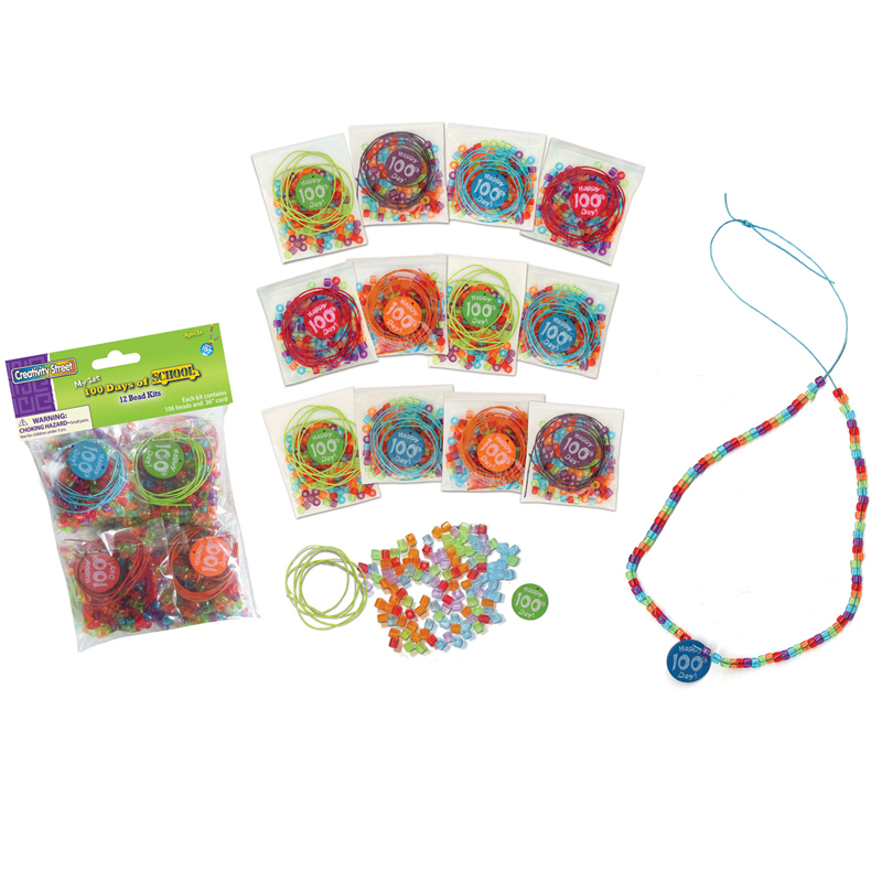 Creativity Street 100 Days Bead Kits - 3 Each