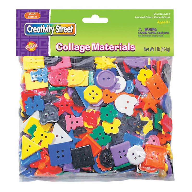 Pacon  1 lbs Creativity Street Buttons Bag - Pack of 2