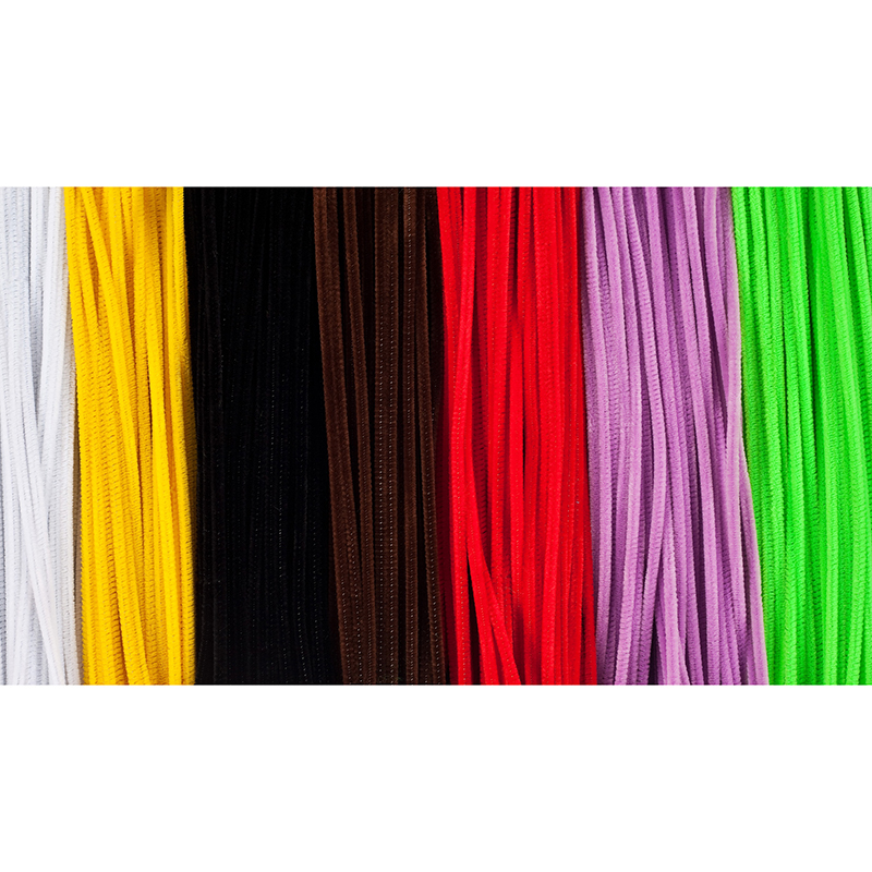 Picture of Charles Leonard CHL65210-3 6 in. Chenille Stems&#44; Assorted Color - Box of 3