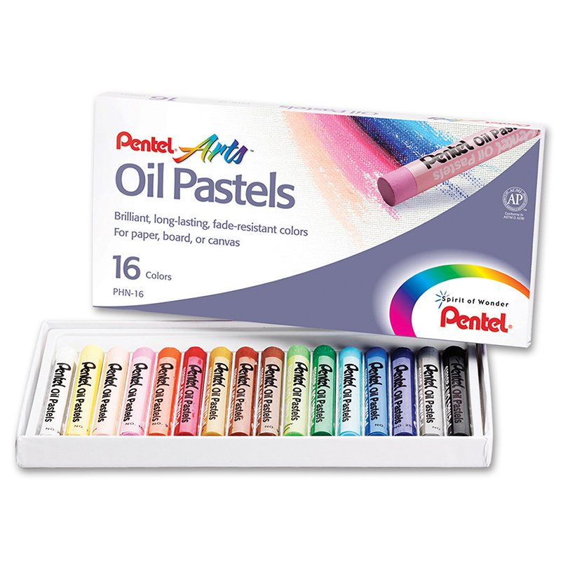 Picture of Pentel of America PENPHN16-12 Oil Pastels - 16 Count - Box of 12