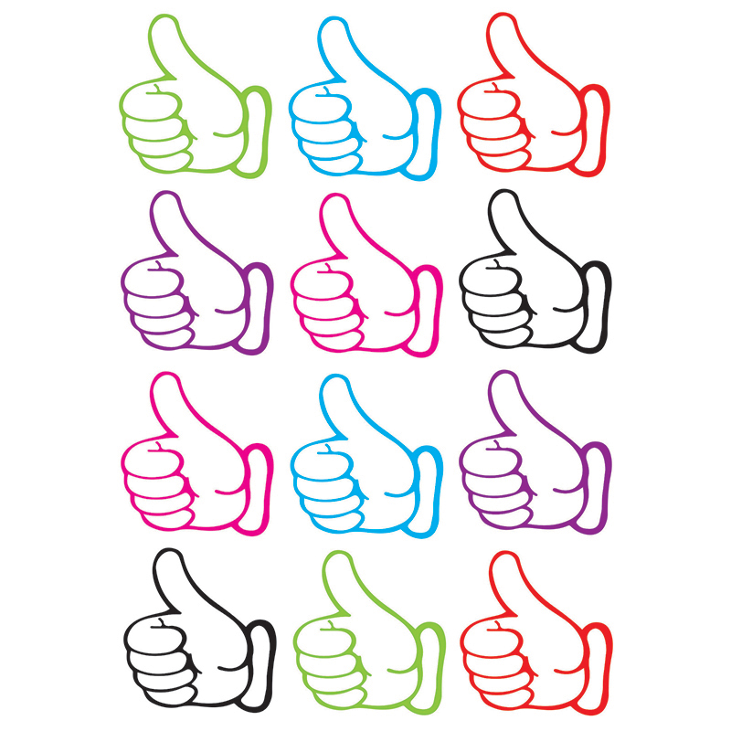 Picture of Ashley Productions ASH77805-6 Thumbs Up Die Cut Magnets - Pack of 6