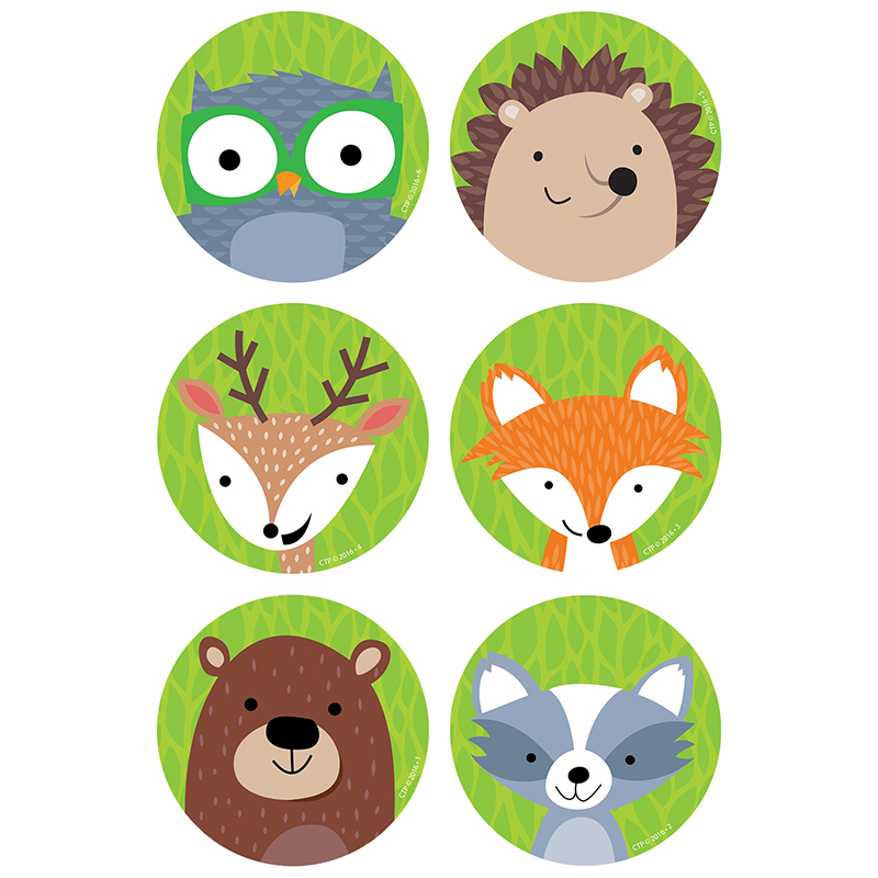 Picture of Creative Teaching Press CTP8082-6 3 in. Woodland Friends Cutouts - Pack of 6