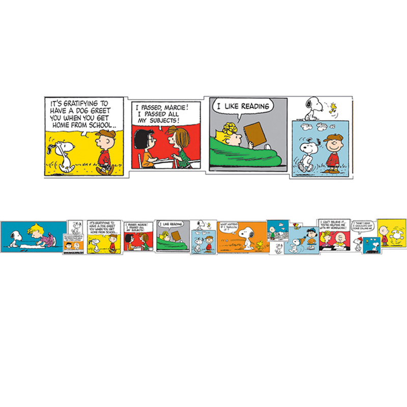 Peanuts Comic Blocks Extra Wide Deco Trim - Pack of 3