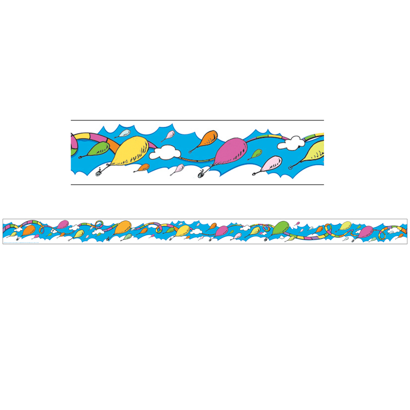 Picture of Eureka EU-844912-6 Dr Seuss Oh The Places Balloons Deco Trim - Pack of 6