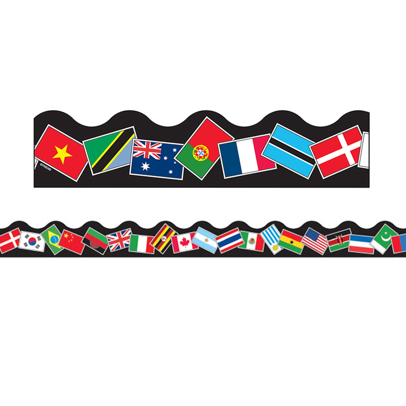 Terrific Trimmer - World Flags - Pack of 6