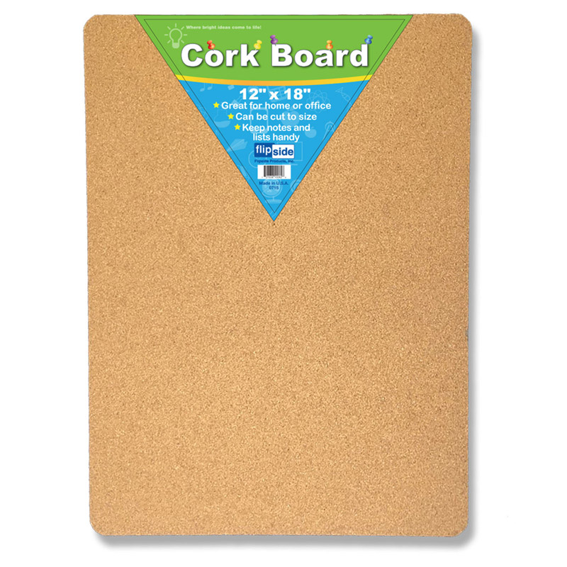 Picture of Flipside FLP10082-6 Cork Bulletin Board, 12 x 18 in. - 6 Each