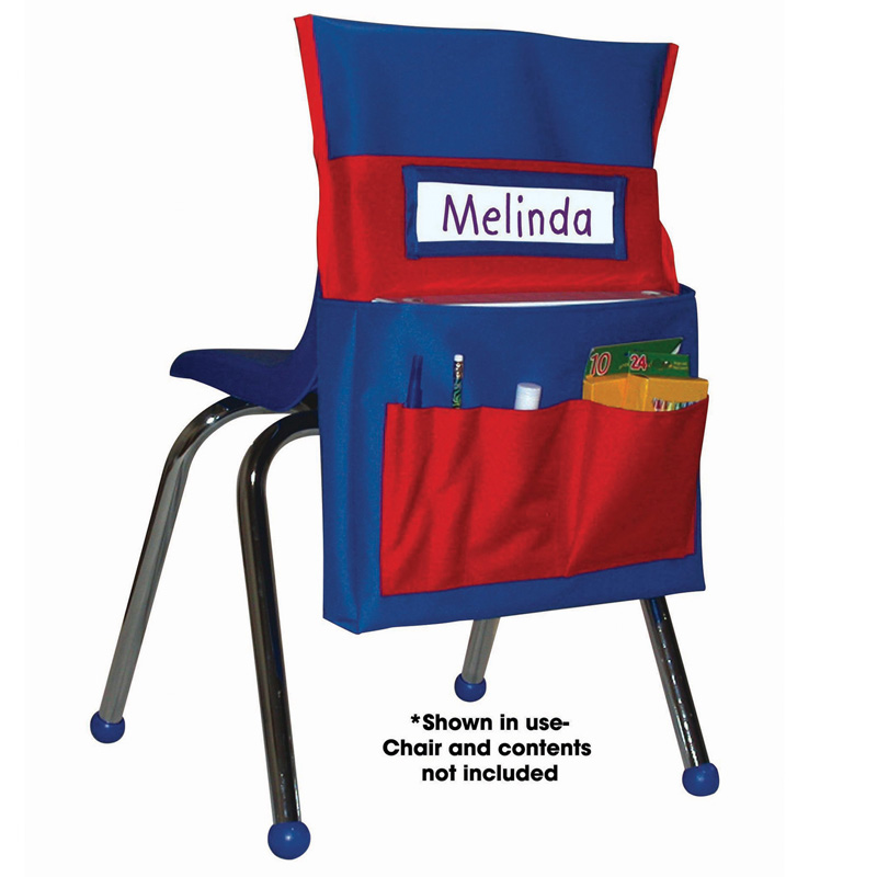 Picture of Carson Dellosa CD-158035-2 Chairback Buddy Pocket Chart&#44; Blue & Red - 2 Each