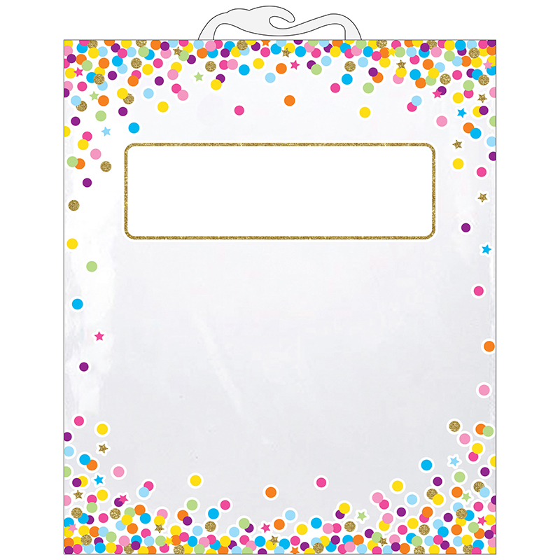 Picture of Ashley Productions ASH10566-2 Storage Bag Confetti Pattern - 6 Per Pack - Pack of 2