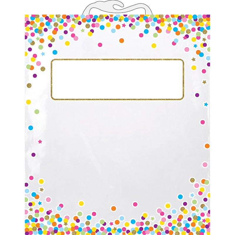 Picture of Ashley Productions ASH10580-12 Hanging Storage Bag Confetti Pattrn - 12 Each