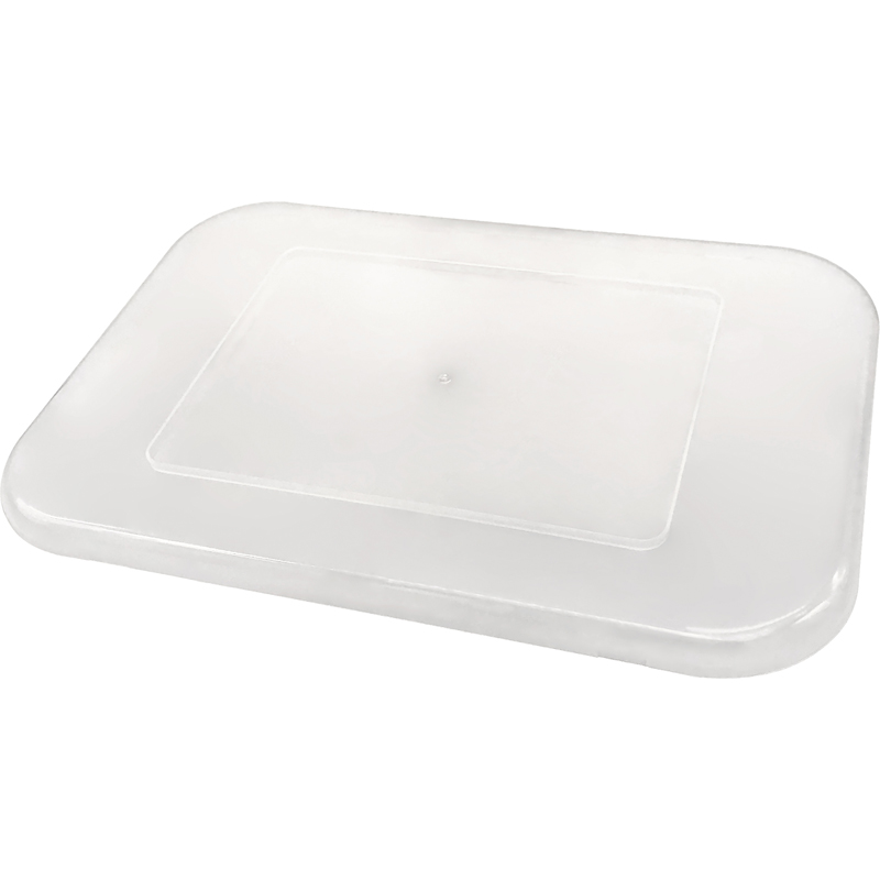 Picture of Teacher Created Resources TCR20342-12 Clear Plastic Storage Bin Lid&#44; Small - 12 Each