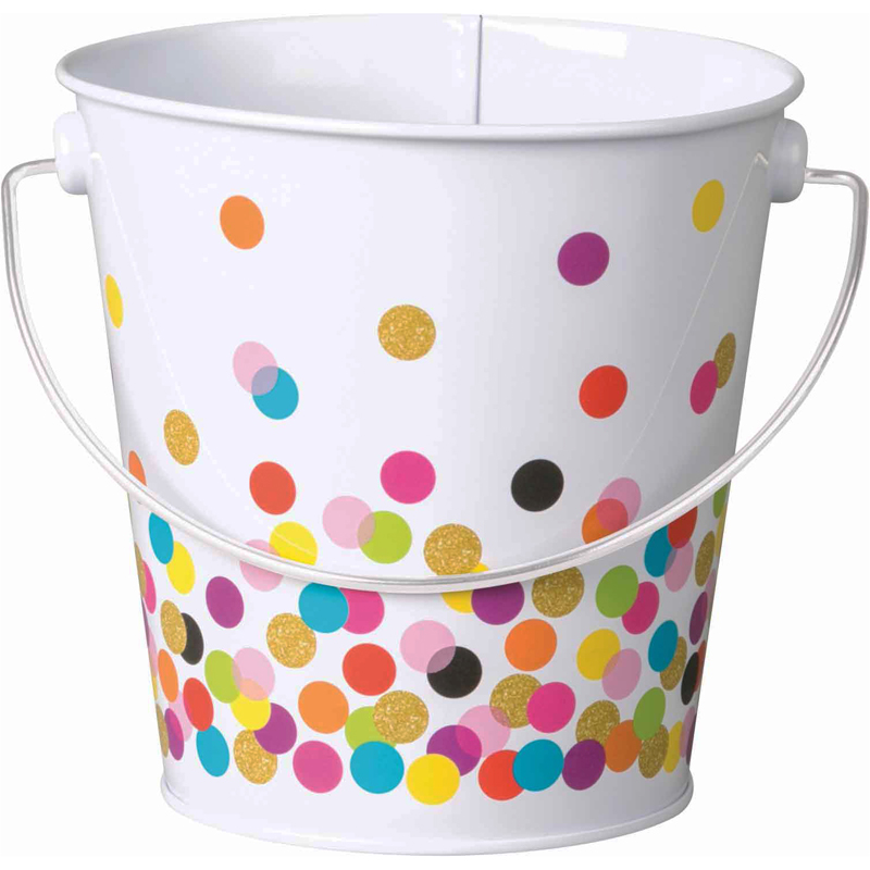 Picture of Teacher Created Resources TCR20972-6 Confetti Bucket - 6 Each