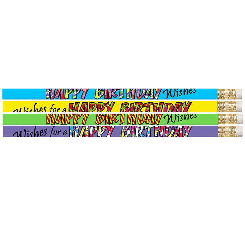 Happy Birthday Wishes Pencil - 12 Dazon
