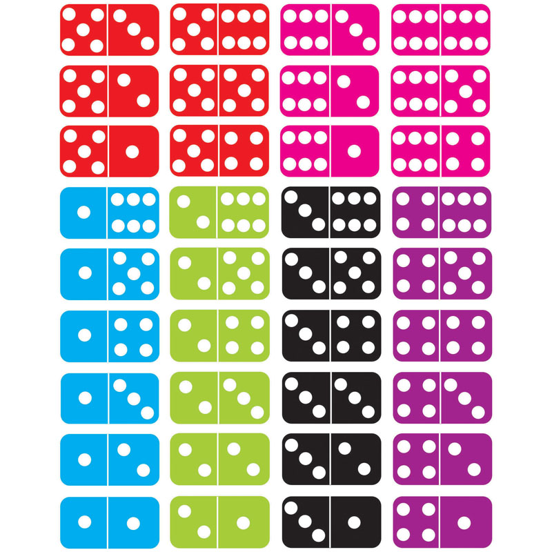 Picture of Ashley Productions ASH11302-2 Math Die Cut Magnets Dominoes - 2 Each