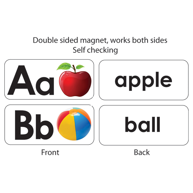 Picture of Ashley Productions ASH40006-3 Abc Picture Words Double Sided Magnets - Pack of 3