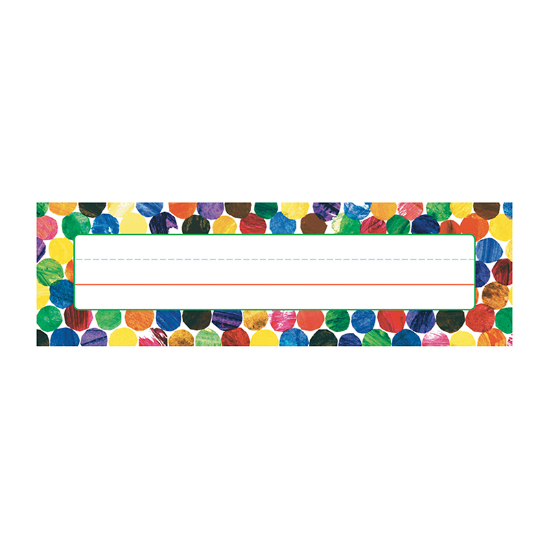 Eric Carle Dots Name Plates - Pack of 6
