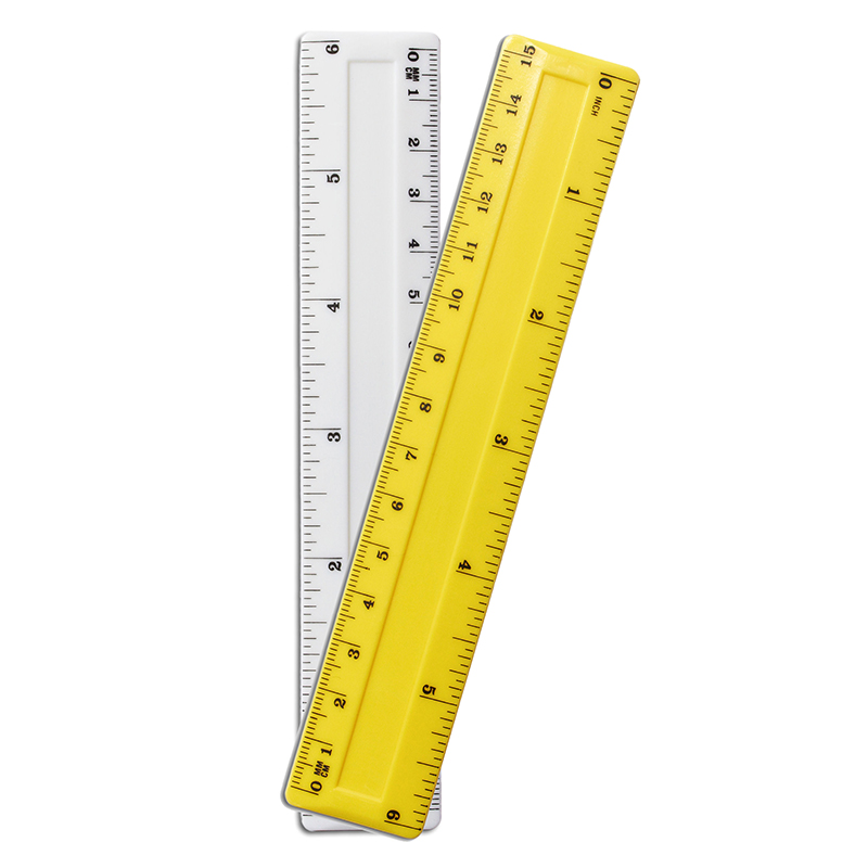 Picture of Charles Leonard CHL80640-48 6in Plastic Ruler - 48 Each