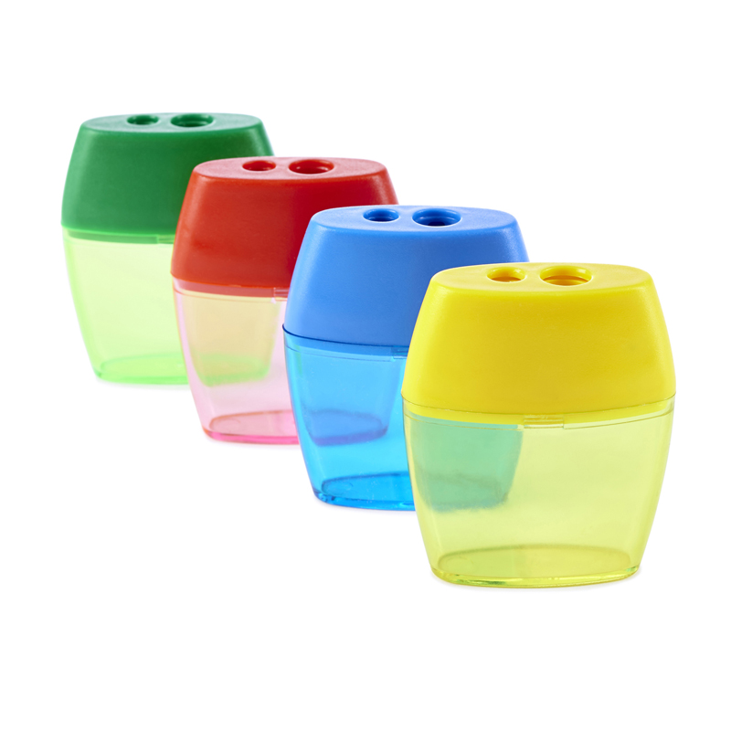 Picture of Charles Leonard CHL80772-24 Pencil Sharpener 2 Hole with receptacl - 24 Each