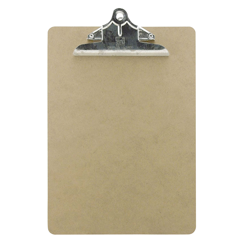 Letter Size Hardwood Clipboard - 12 Each