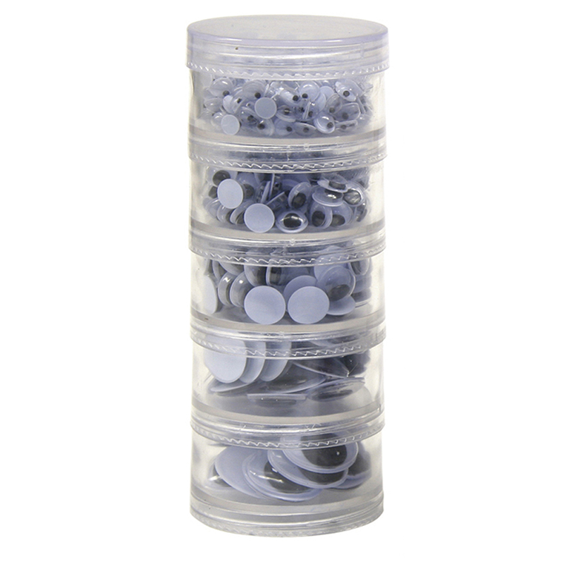 Pacon  Creativity Street Wiggle Eyes Stacking Storage Containers - Pack of 2