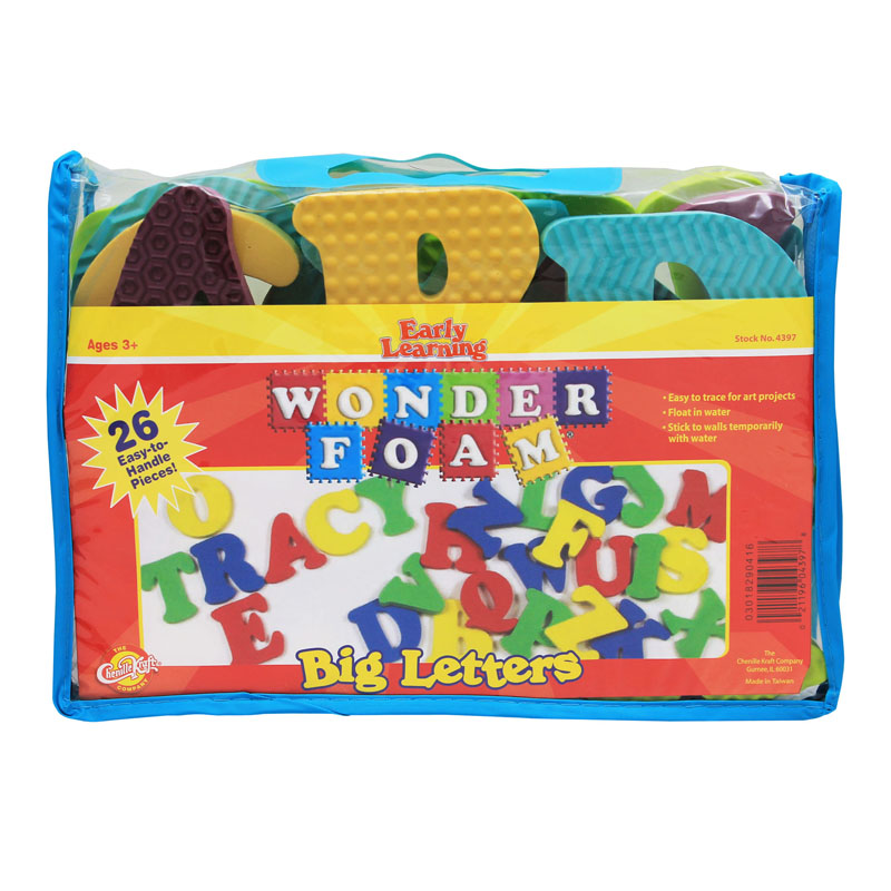 Pacon CK-4397-2 Creativity Street Wonderfoam Big Letters - 2 Each