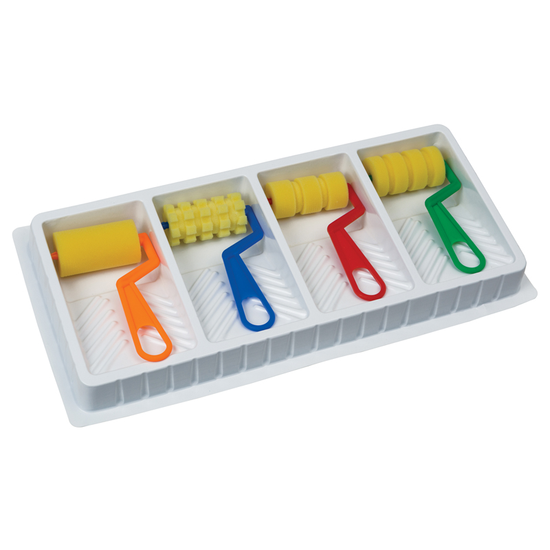 Creativity Street Wonderfoam Foam Rollers & Paint Tray - 2 Each