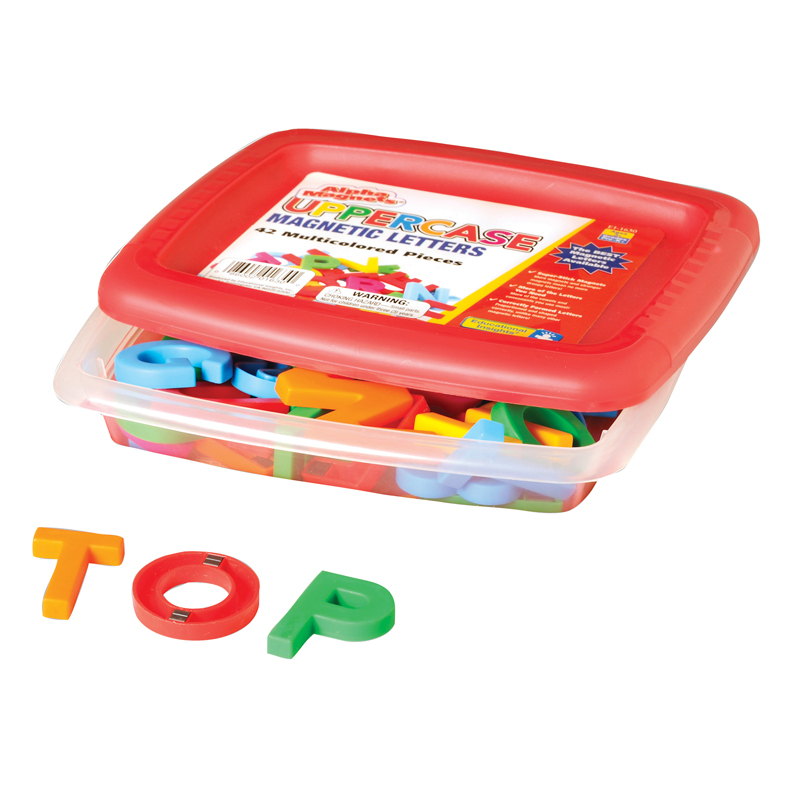 Picture of Learning Resources EI-1630-2 Educational Insights Alphamagnets Uppercase&#44; Multi Color - 42 Piece - 2 Each
