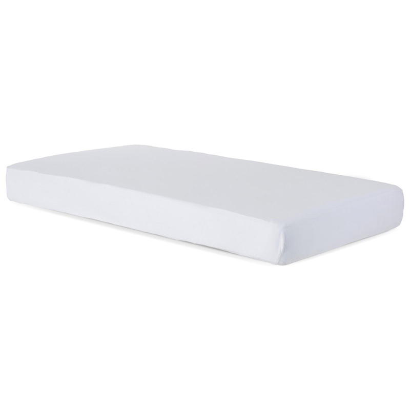 Picture of Foundations FNDFSNFWH06-2 Safefit White Compact Elastic Fitted Sheet - 2 Each