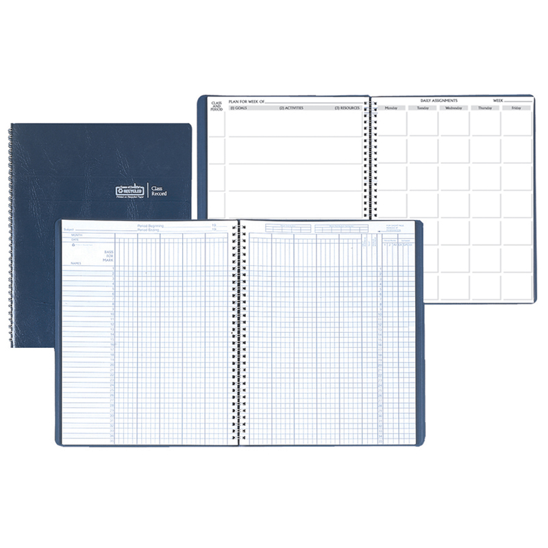 Picture of House of Doolittle HOD51607-2 Combination Lesson Planner & Class Record - 2 Each