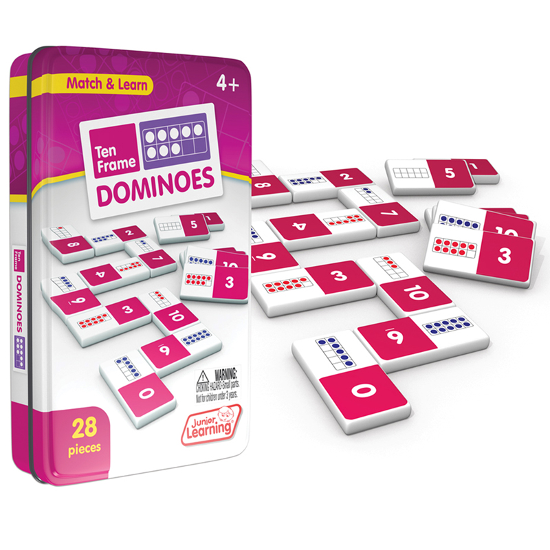 Ten Frames Dominoes - 2 Each