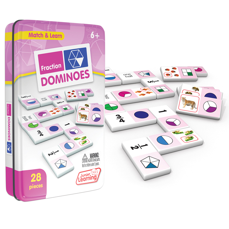 Fractions Dominoes - 2 Each