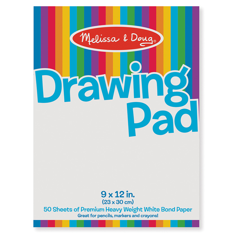 Picture of Melissa & Doug LCI4108-10 Melissa & Doug Drawing Pad&#44; 9 x 12 in. - 10 Each