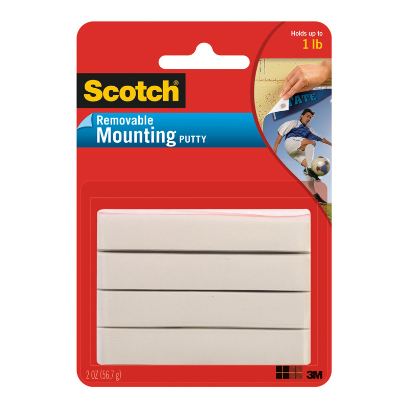 Picture of 3M MMM860-12 Scotch Scotch Removable Adhesive Putty - 12 Each
