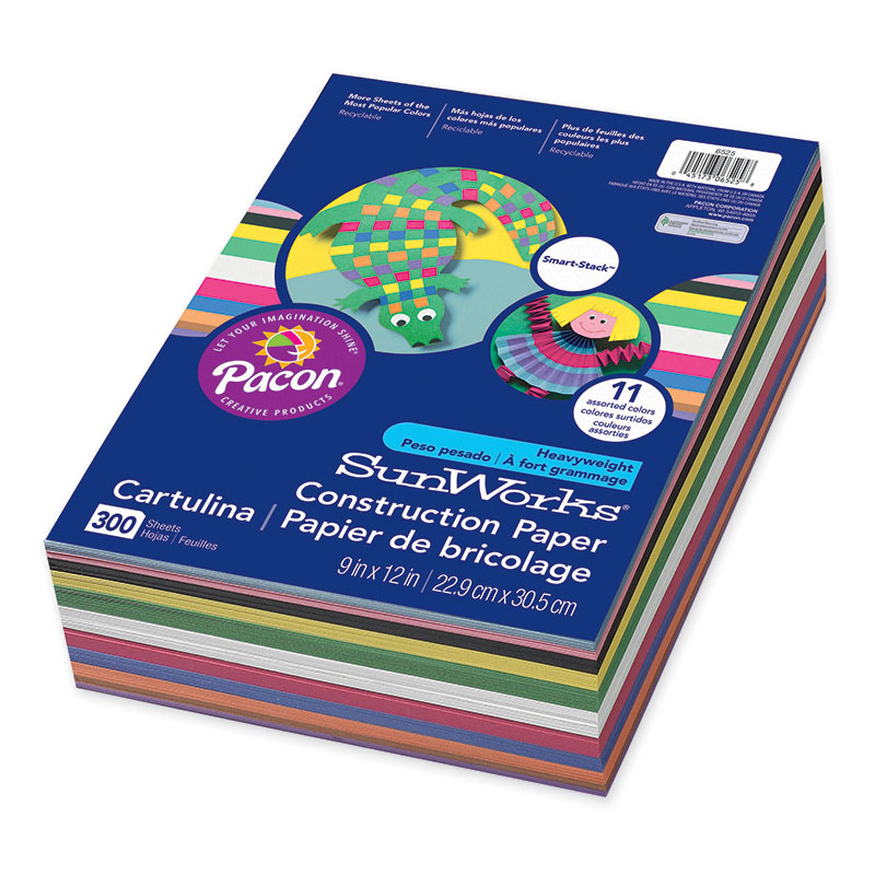 Pacon  Sunworks Construction Paper Smart Stack - Pack of 2
