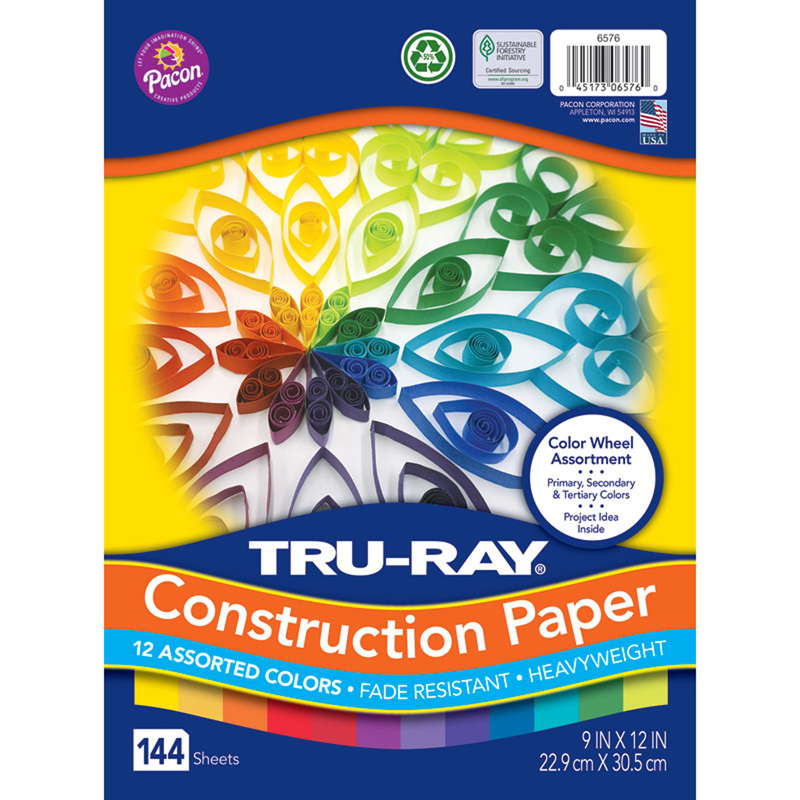 Pacon  True Ray Color Wheel, Assorted - 144 Per Pack