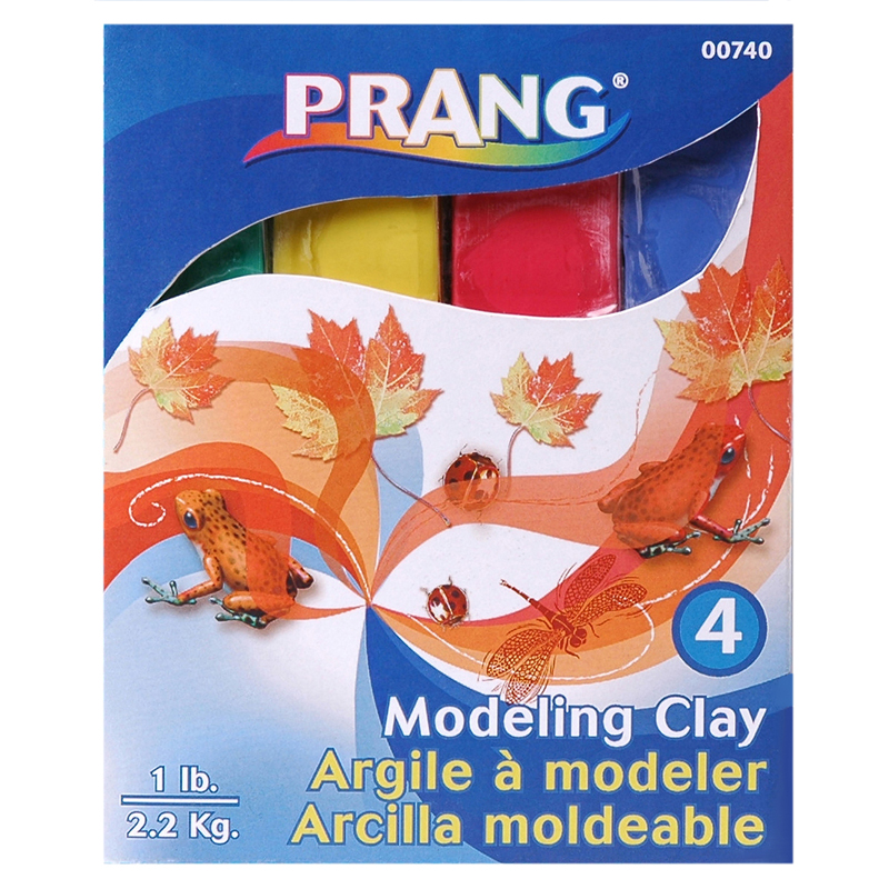 Dixon Ticonderoga  Prang Modeling Clay, Assorted - 6 Each