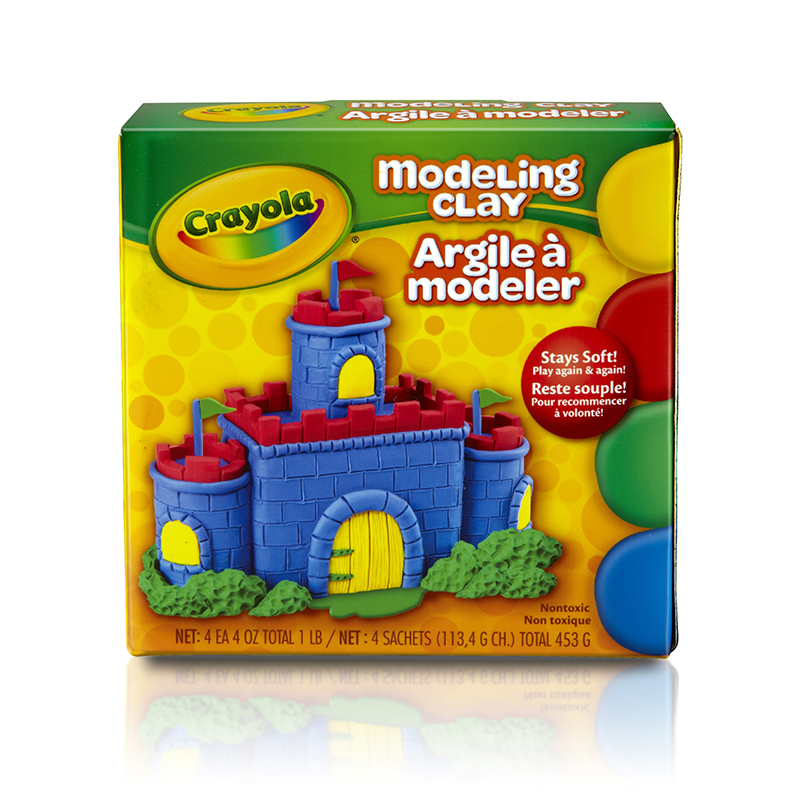 Picture of Crayola BIN300-12 Modeling Clay&#44; Multi Color - 4 Piece - 12 Each