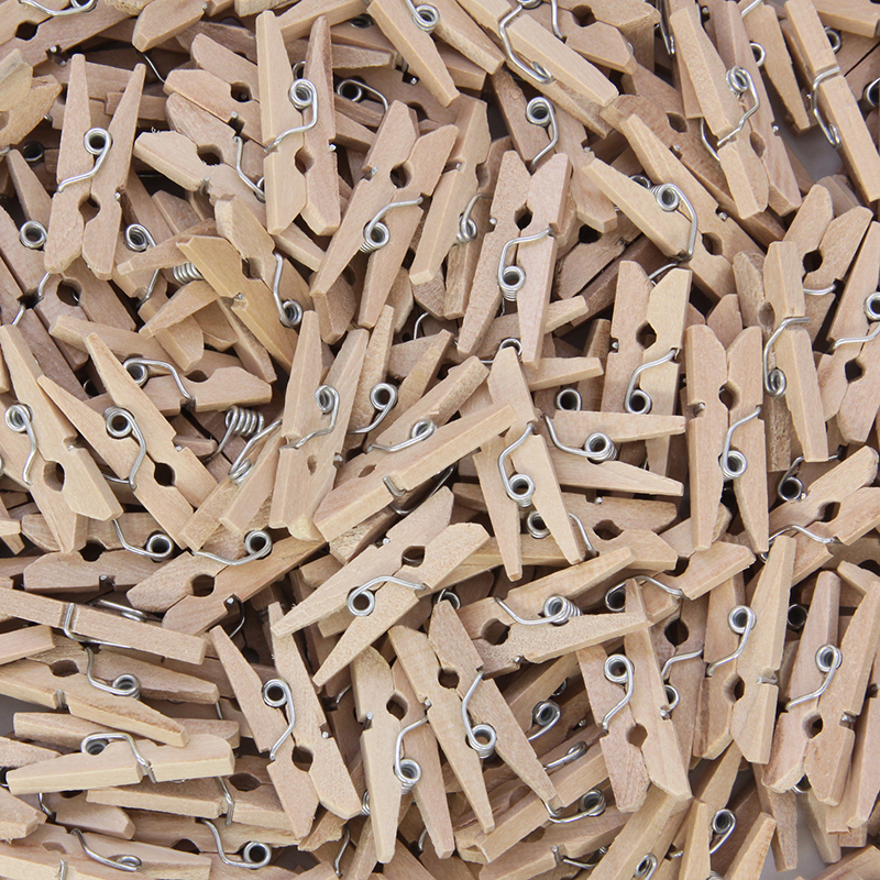 Creativity Street Mini Spring Clothespins Natural - Pack of 2