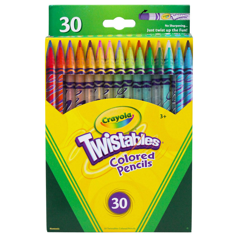 Picture of Crayola BIN687409-2 Twistables Colored Pencils - 30 Count - Box of 2
