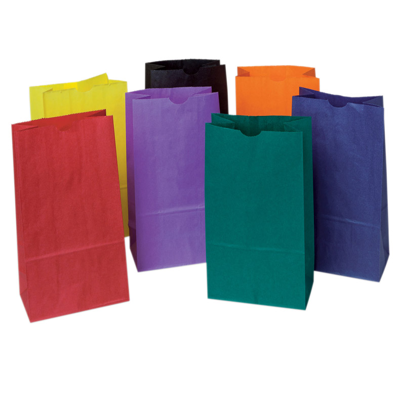 Picture of Pacon PAC72140-3 Bright Rainbow Bags - Pack of 3