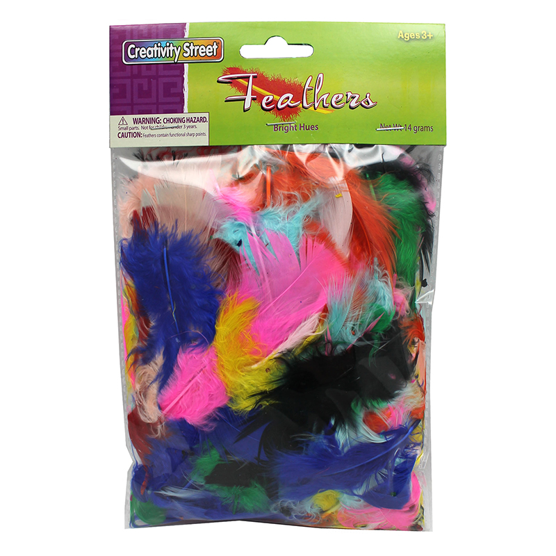 Pacon  Creativity Street Feathers Bright Hues - Pack of 12