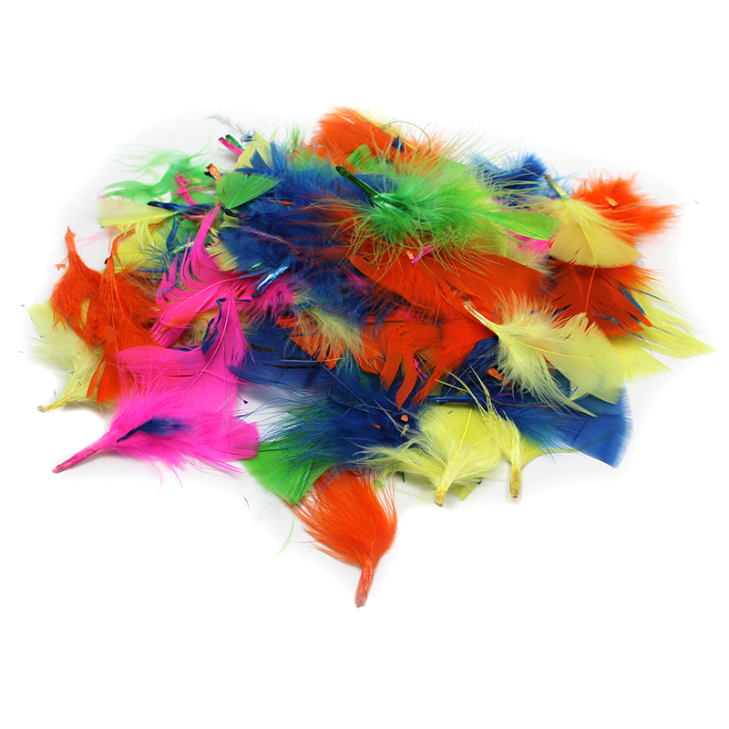 Turkey Feathers Hot Colors 14g Bag - Pack of 12