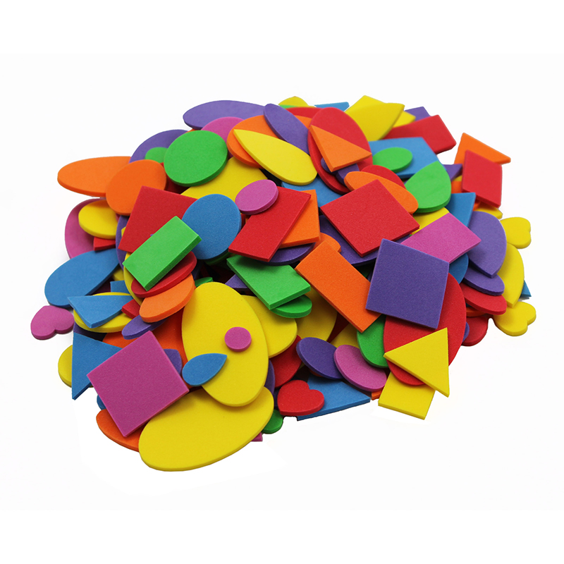 Picture of Charles Leonard CHL70572-6 Foam Shapes&#44; Assorted Color - 720 Piece - Pack of 6