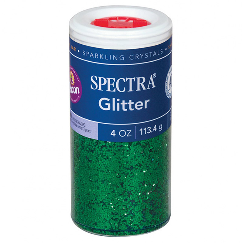Picture of Pacon PAC91660-6 4 oz Spectra Glitter, Green - 6 Each