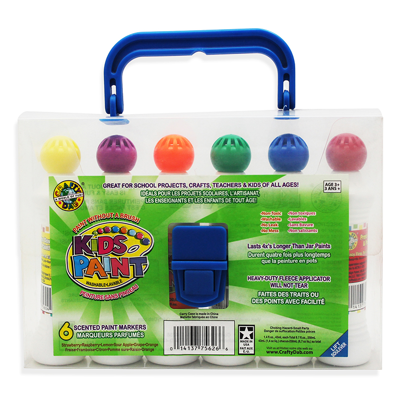 Paint with Carrying Case - 6 Per Pack - Pack of 2