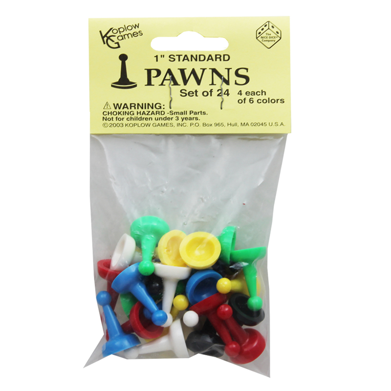 Standard Pawns - 24 Per Pack - Pack of 12