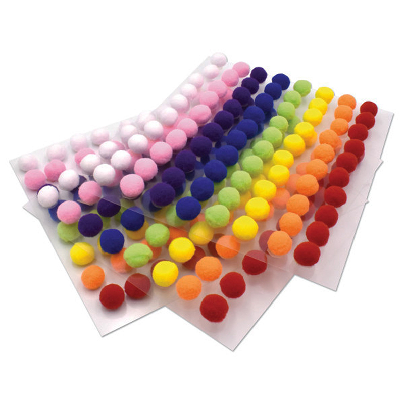 Creativity Street Peel & Stick Poms - Pack of 2