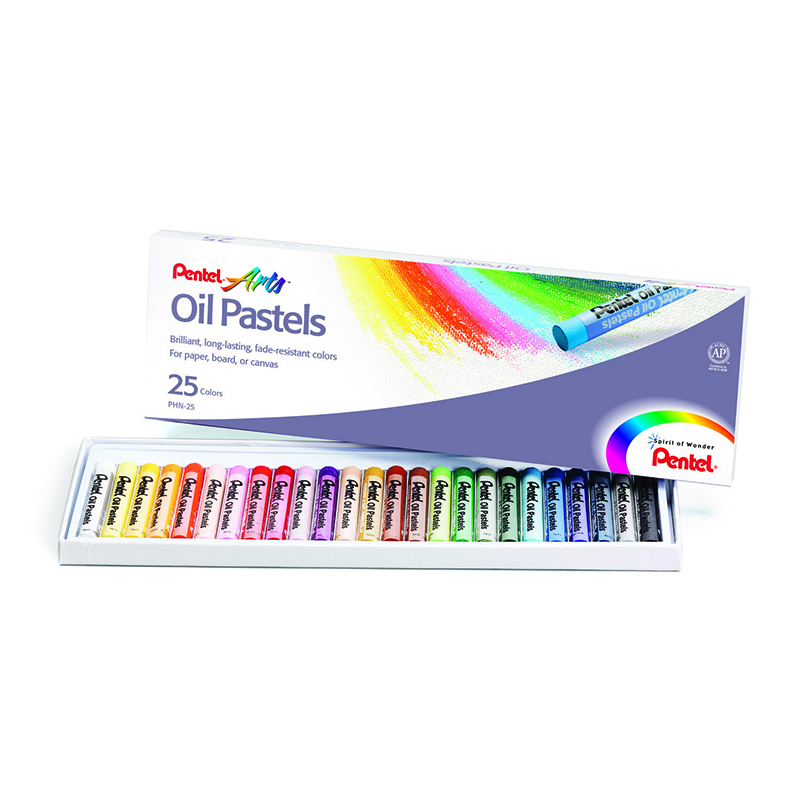 Picture of Pentel of America PENPHN25-6 Oil Pastels - 25 Count - Box of 6