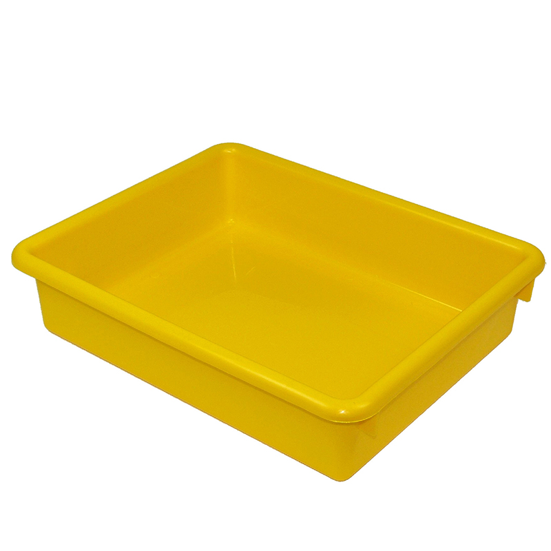 3 in. Yellow Stowaway Letter Tray - 3 Each